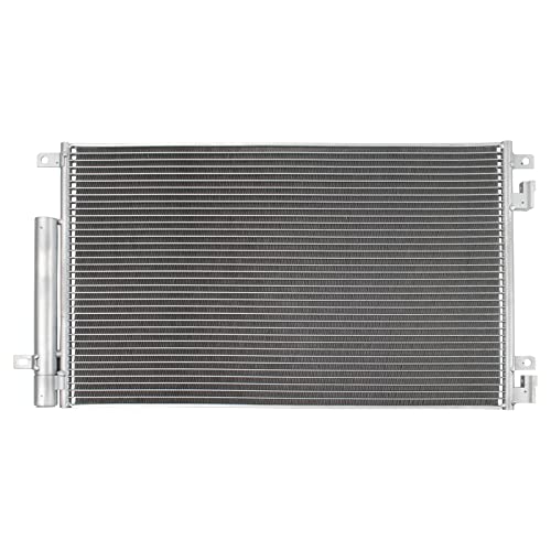Image of TRQ A /C Condenser and Receiver Drier Assembly Compatible with 16-22 Chevrolet Spark