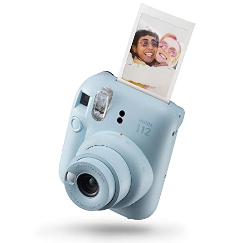 Fujifilm Instax Mini 12 - Cámara instantánea con Paquete de 20 películas de Disparo, Color Azul Pastel - imagen 2