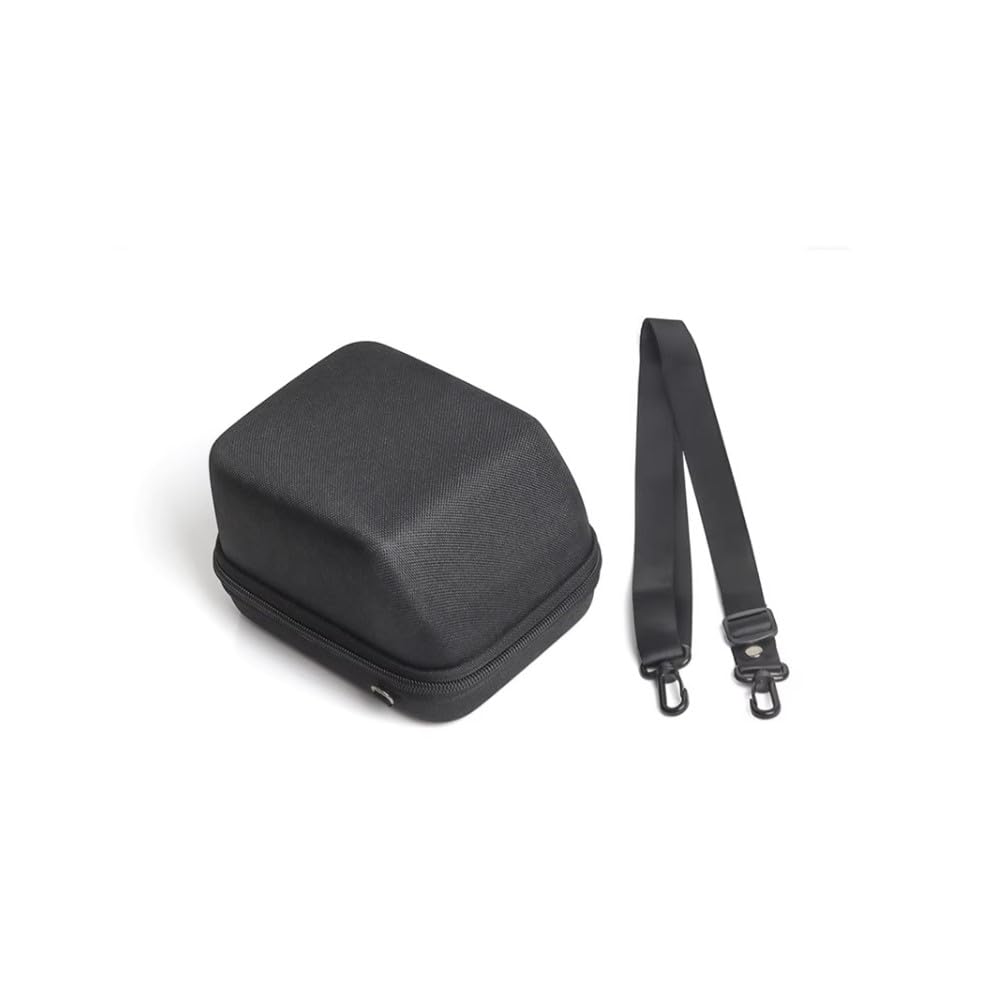 Custodia per fotocamera nera EVA cerniera borsa a tracolla con tracolla per Polaroid Now Instant Film Camera, Nero , Taglia unica, Custodia per fotocamera