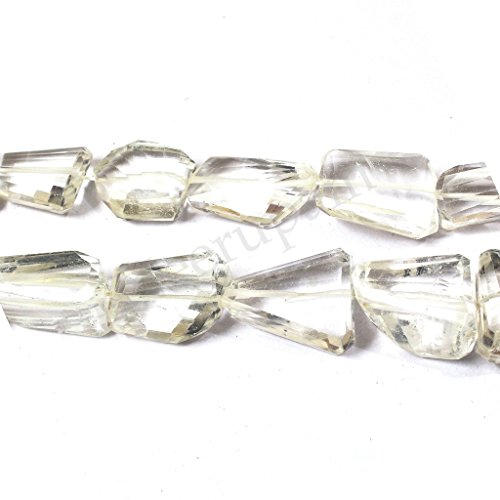 Perles cristal brésilien blanc véritable contre les imitations en plastique