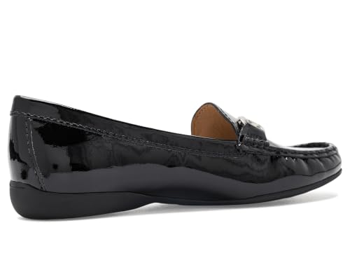 Image of Women's Genuine Leather Slip on Buckle Loafer