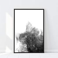 Framed Canvas Wall Art Watercolor Painting Canvas Prints Home Artwork Decoration for Living Room,Bedroom - 16x24 inches