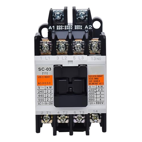 Contacteur Électromagnétique AC SC-N2 pour automatiser le chauffage ménager en 220V
