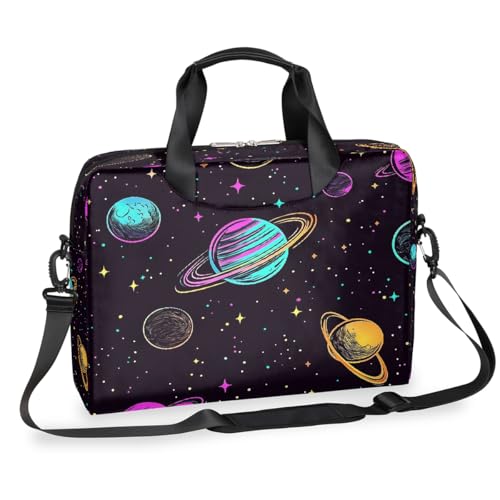 Maletín para portátil 15.6" patrón Colorful Planet miniatura 1