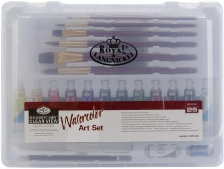 Essentials Clear View Art Set-Watercolor Painting