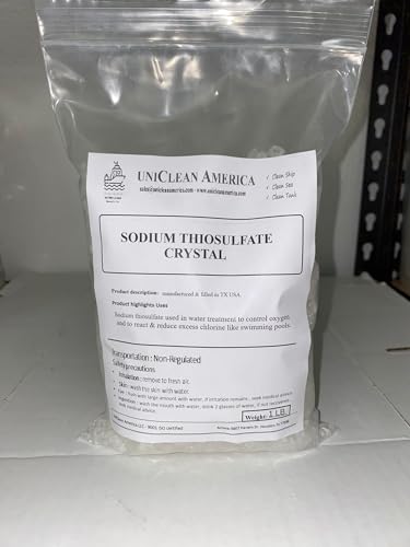 Sodium Thiosulfate Pentahydrate - high Puirty 99% - Made in USA - Weight 1lb