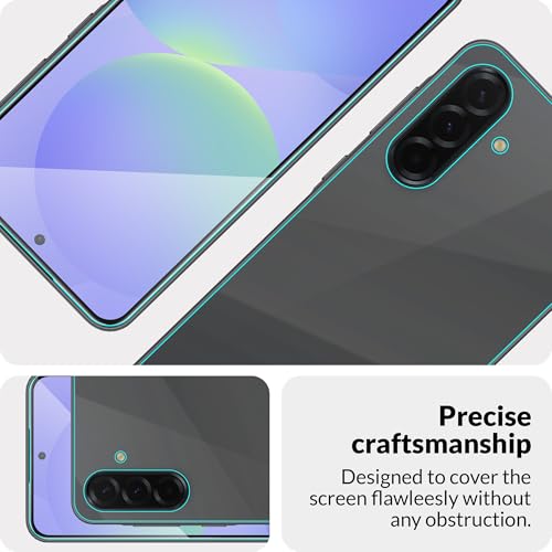 Image of FIRST MART Tempered Glass Screen Protector Compatible With Samsung Galaxy A36 5G (6.7 Inches) With Back Nano Membrane, Edge-to-Edge Protector Coverage With Easy Cleaning Kit | Black