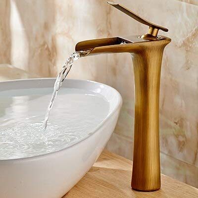 Robinet de lavabo blanc pour vasque de salle de bain moderne chic