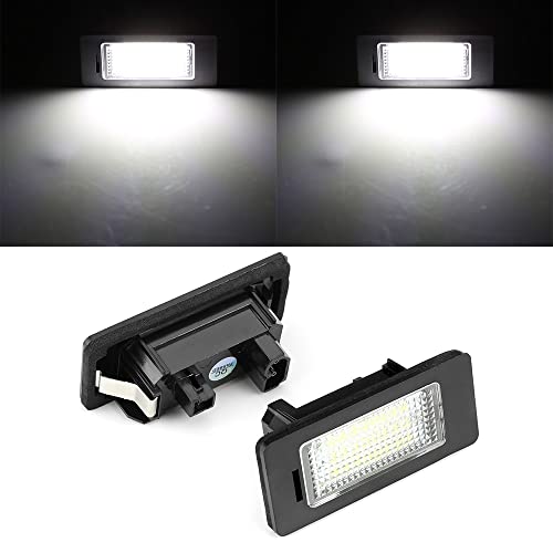 Luz de matrícula anti error Canbus blanca 6000K para iluminación LED trasera E60 E90 E70 3