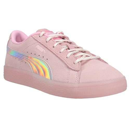 PUMA Toddler Girls Laugh Out Loud! X Suede Kitty Queen Lace Up Sneakers Shoes Casual - Pink - Size 2 M2