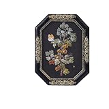 SDIUAKBV Marco de Fotos Marco de fotos resina con diseño retro octogonal clásico(18.5X24cm B)