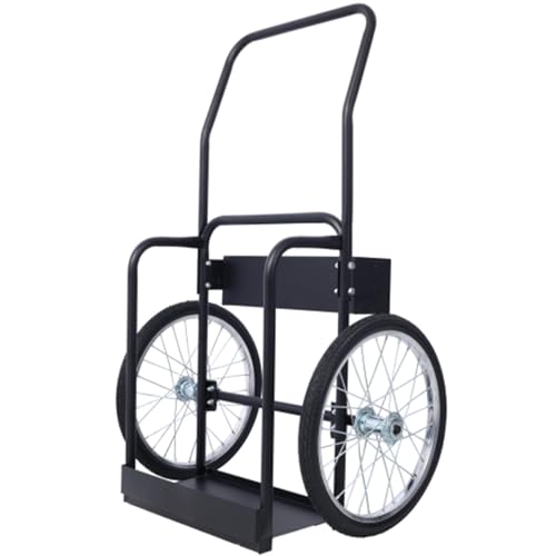 Carretilla doble para tanques de oxígeno con ruedas neumáticas 20" miniatura 2