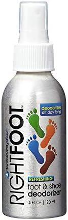DoctorCare Plus Shoe Deodorizer Foot Spray, RightFoot Odor Eliminator, 4 Fl Oz