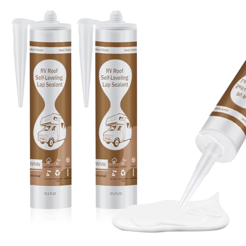 Dongxw RV Roof Sealant White 2-Pack