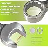 WEDO Combination Wrench, Combination Spanner,12-Point Design,15-Degree Offset,Size 31mm,Length 373mm,Cr-V, Corrosion Resistant, One-time Die-forged,Polished Smooth Surface