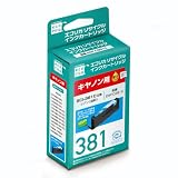 エコリカ キヤノン BCI-381XLC対応リサイクルインク 大容量 シアン/染料 TR703 TR703a TR7530 TR8530 TR8630 TR8630a TR9530a TR9530 TS6130 TS6230 TS6330 TS7330 TS7430 TS8130 TS8230 TS8330 TS8430 残量表示対応 封筒パッケージ【Amazon.co.jp限定】