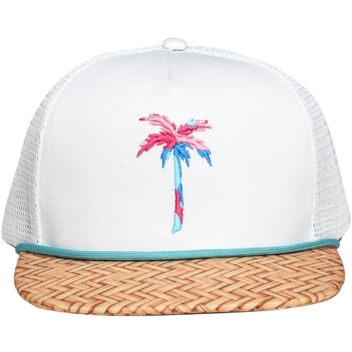 Image of EDTREK Adventure Snapback Hat - Surf Hat - Beach Hat - Hiking Trucker Hat - Flying High Hat