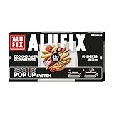 ALU FIX Backpapier POP-UP 3-in-1/50 Stück Backpapier-Bögen/ 33 x 32...