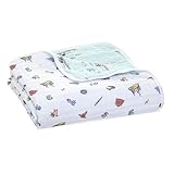 aden + anais Dream Blanket-Muslin Baby Blankets for Girls & Boys-Ideal Lightweight Newborn Nursery & Crib Blanket-Unisex Toddler & Infant Bedding-Shower & Registry Gift, Hogwarts Essentials
