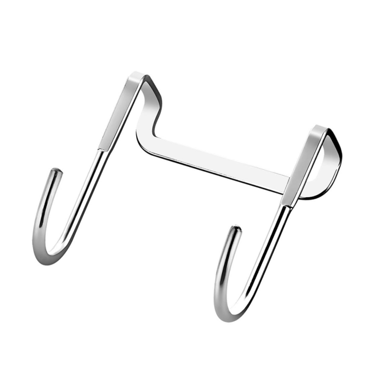 Alipis 12piezas Gancho S-shape De Acero Inoxidable Gancho Multiusos Sin Clavos Para Cocina y Baño y Fácil De Instalar