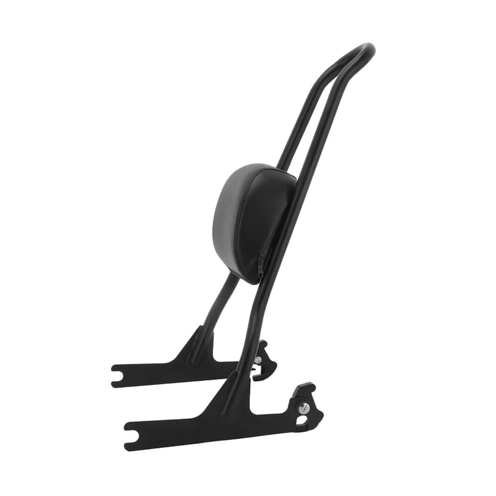 Schienale passeggero moto Kit Sissy Bar Posteriore Per Moto Nero Con Cuscino Schienale Per Ha&rley, Per Softail, Per Custom, Per FXST, Per FXSTC