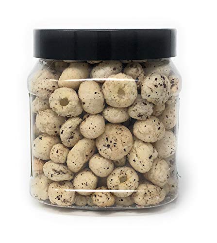 Image of Rani Jumbo Phool Makhana (Fox Nut /Popped Lotus Seed) Rock Salt & Pepper Flavor 3.5oz (100g) PET Jar ~ Indian Tasty Treats | Vegan | NON-GMO | Indian Origin