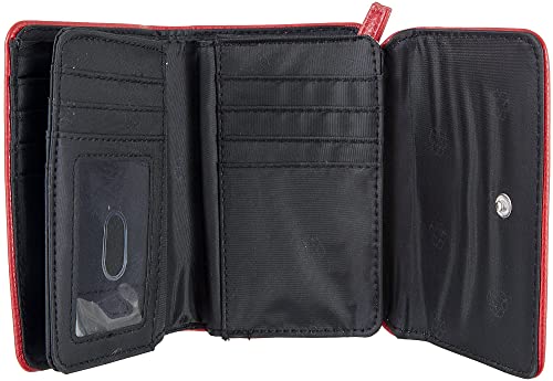 Mundi Amsterdam Solid Vegan Leather Wallet One Size Red #TOP2