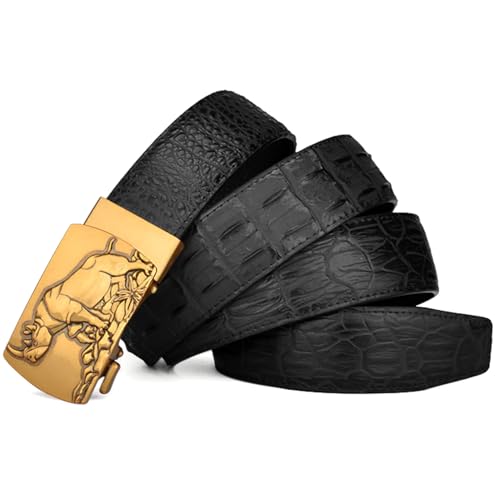 Ceinture cowgirl et cowboy largeur 35 mm motif rhinocéros pour pantalon