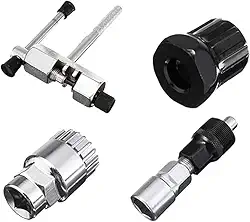 Kit Ferramenta Chave Bike Reparo Para Bicicletas Movimento Central Corrente Extrator Pedivela Mundo Compras