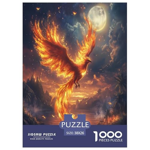Puzzle imposible de 1000 piezas Fénix, una obra de arte para el desarrollo creativo
