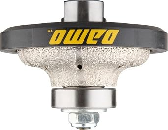 DAMO F20 3/4 inch Ogee Diamond Hand Profile Wheel, Hand Profiler, Coarse Grit Router Bit, 5/8-11 Thread, for Granite, Concrete, Marble, and Countertop Edge