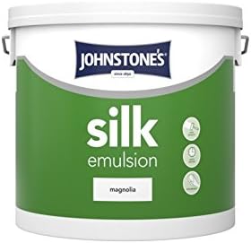 Johnstone's Wall and Ceiling Silk Emulsion Paint - Magnolia 5L (Packing May Vary)