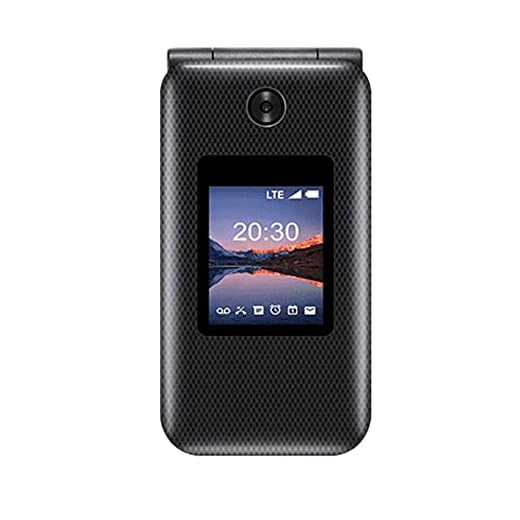 ZTE Cymbal U 2020 (8GB) 2.8" Minimalist Flip Phone, No WiFi/Internet, All Day Removable Battery, GSM Unlocked 4G VoLTE (T-Mobile, Metro, Global) US Model (32GB SD Bundle, Black)