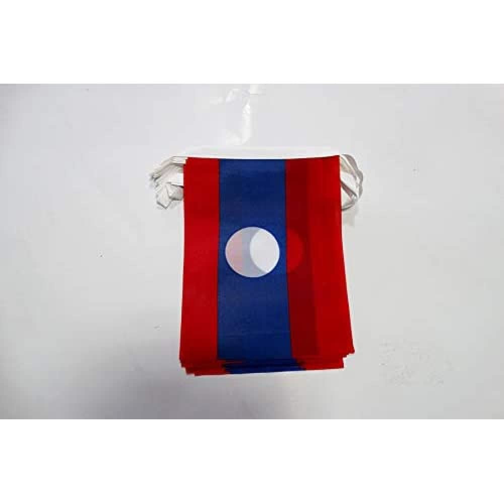 AZ FLAG Guirnalda 6 Metros, 20 Banderas de Ecuador 21x15 cm, Bandera Ecuatoriana 15 x 21 cm - Banderines — view 21