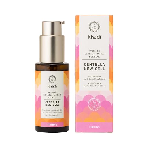 khadi CENTELLA NEW-CELL Elixir ayurvédico Skin & Soul Oil - Confía en la intuición de tu tejido conjuntivo - 100% vegetal y natural - 50 ml