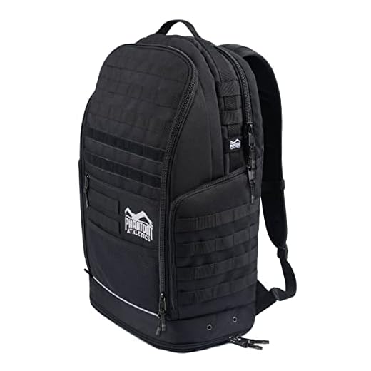 Phantom Athletics Sport Rucksack - Fitness Training - Herren Backpack, Daypack - Large - Schwarz
