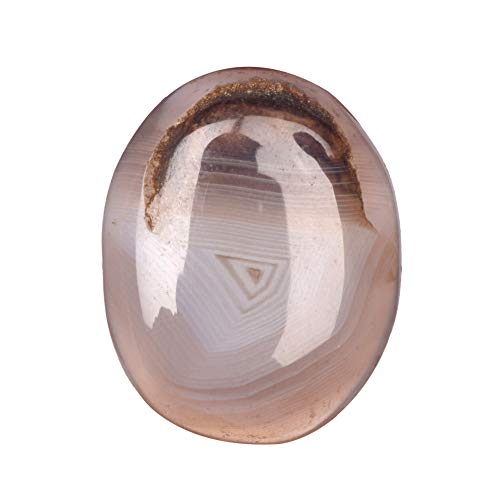 Natural Grayish White Oval Shape Onyx Stone 42.50 Ct Egl Certified Grayish White Onyx Gemstone for Someone Special EW-809