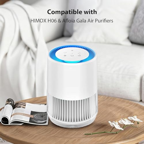 Image of 2 Pack True HEPA Replacement Filter for HIMOX H06 & Afloia Gala Air Purifiers, 3-Stage Filtration with Activated Carbon