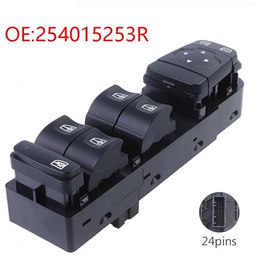 Commande lève-vitre 254015253R Megane IV pour réparer une vitre bloquée