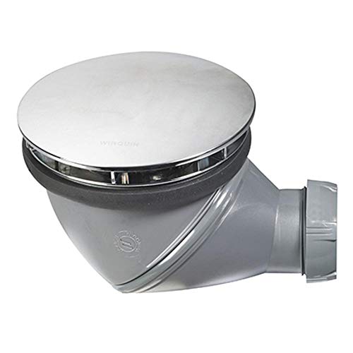 Wirquin James 30718685 douche-afvoer D90 met chromen koepel uitgang D40 afvoergarnituur