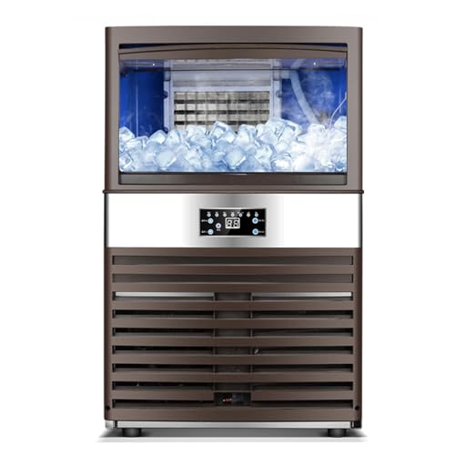 Máquina industrial para fabricar hielo 100kg/24h acero inoxidable miniatura 1