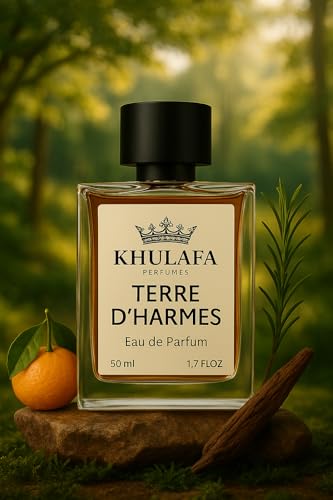 Image of Terre D Harmes Inspired Perfume for Men | Earthy & Woody Eau de Parfum with Orange, Vetiver & Cedar | Sophisticated & Long-Lasting Scent | Ideal for Work | Gift for Him | 50ML