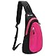 Sciphylia Brusttasche Sling Bag Herren Wasserdicht Schultertasche Einzelgurt Rucksäcke Schulterrucksack Anti-Diebstahl Crossbody Bag für Männer Frauen Wandern Reisen Radfahren Klettern, Rosenrot