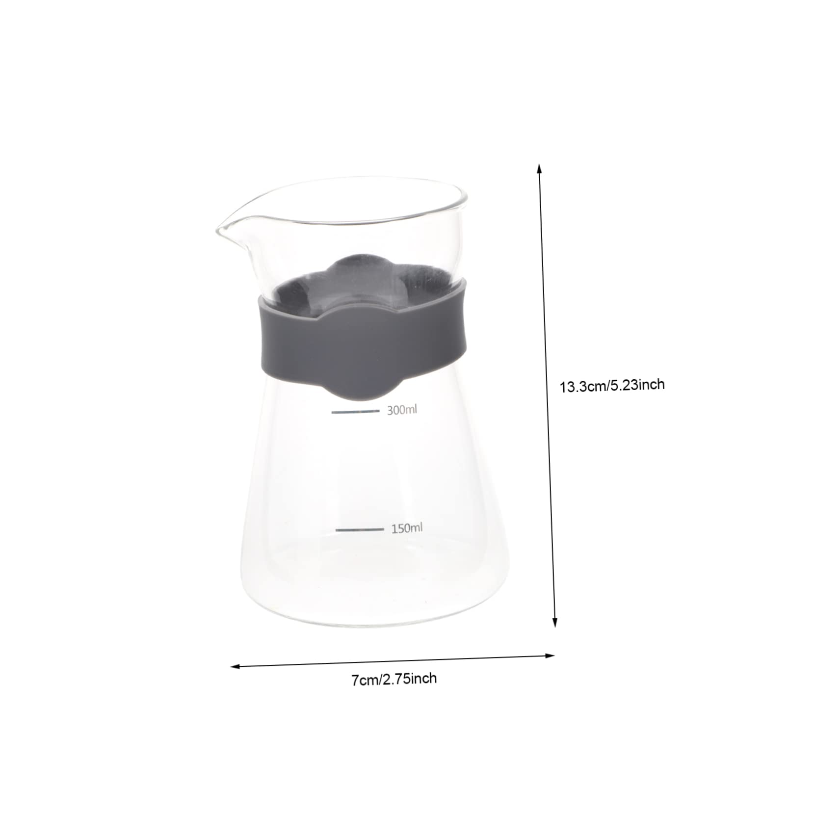 Garneck Graduated Coffee Pot Espresso Ground Small Coffee Portable Kettle Office Coffee Maker Beverage Container Mini Coffee Pot Cafeteras Expresso Coffee Kettle Coffee Pots Glass