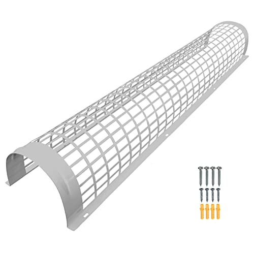 Elixir Gardens Metal Tube Heater Guards | 1, 1.3, 2, 2.3, 3 & 4 Foot Sizes | Safety Guard (Supplied with Attachment Screws & Plugs) | Strong & Durable Powder Coated Steel | 2 ft