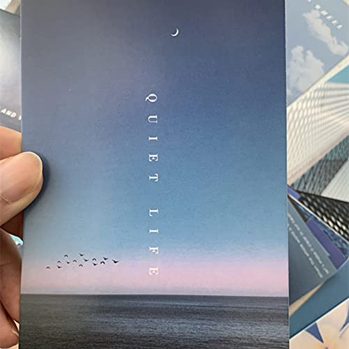 Koolemon Beautiful Scenery Theme Postcard Set 30 Cards Decorative Cards Gift Message Card (Blue) #TOP2