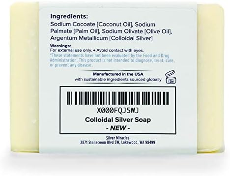 Silver Miracles Colloidal Silver Soap