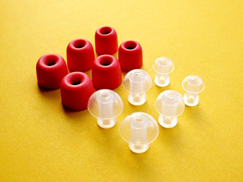 12pcs (RDMF-CLODMH-Sa)- S/M/L Premium Memory Foam and Noise Isolation Replacement Eartips Earbuds Compatible