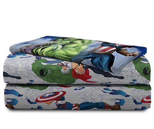 Jay Franco Marvel Avengers Blue Circle Bed Set, Twin #TOP7