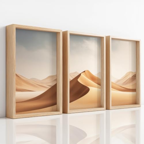 Tableau moderne désert de sable doux 40x60cm pour intérieur haut de gamme
